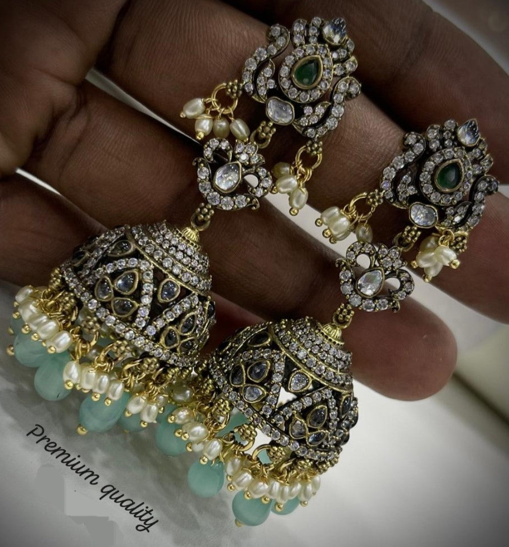 Victorian Jhumkas with Beautiful✨✨ Design