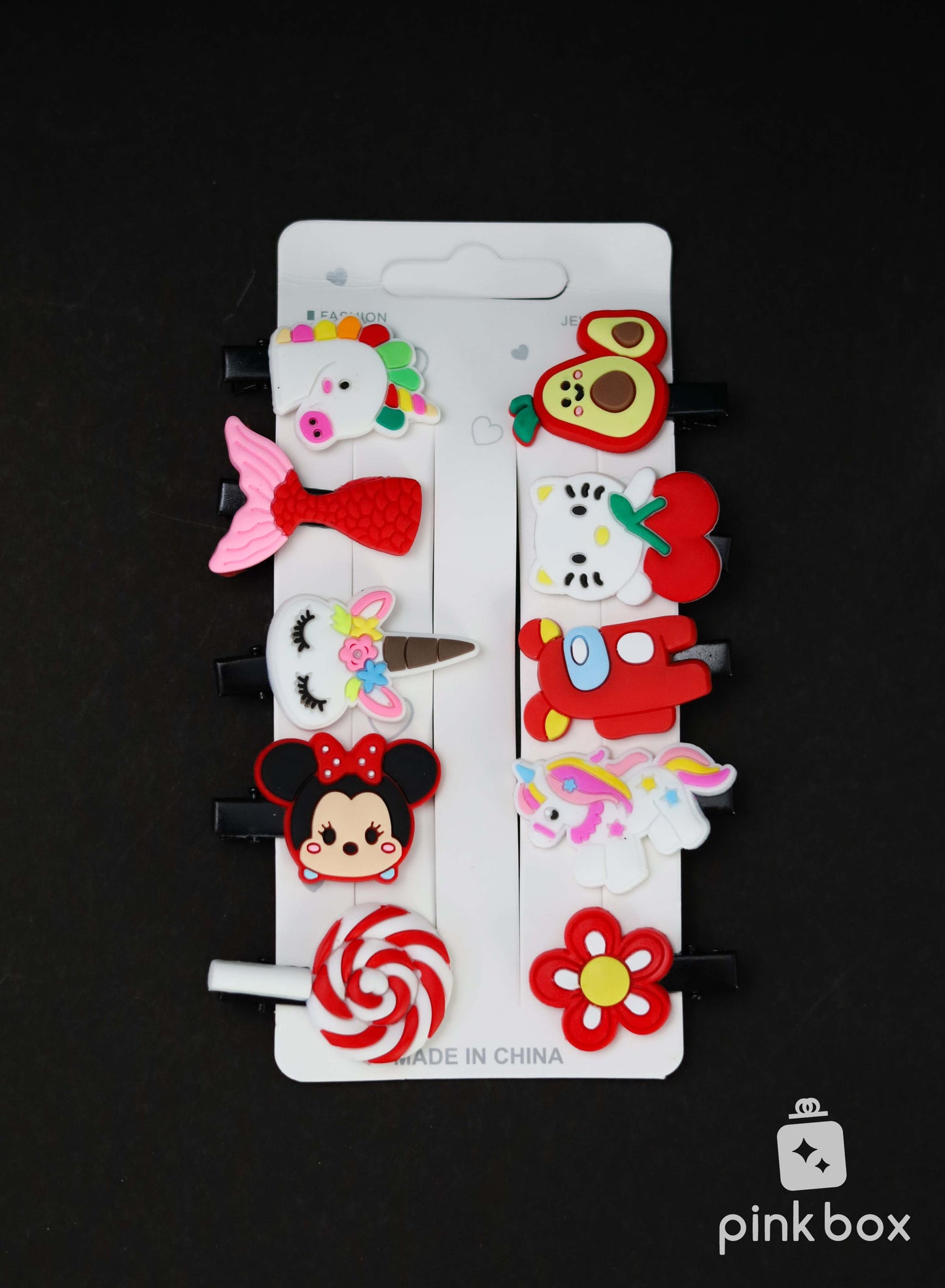 Korean Silicon Hair Barrettes for Kids