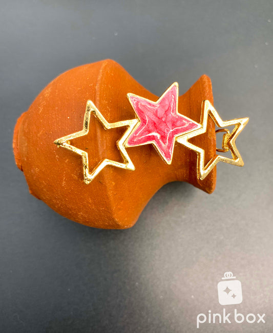 Metal Star Design Hair Lock Pin